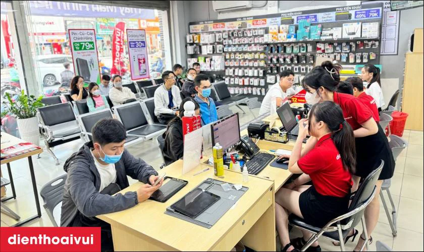 Dịch vụ thay ch&acirc;n sạc iPad Gen 6 9.7 2018 ch&iacute;nh h&atilde;ng, lấy liền tại Điện Thoại Vui