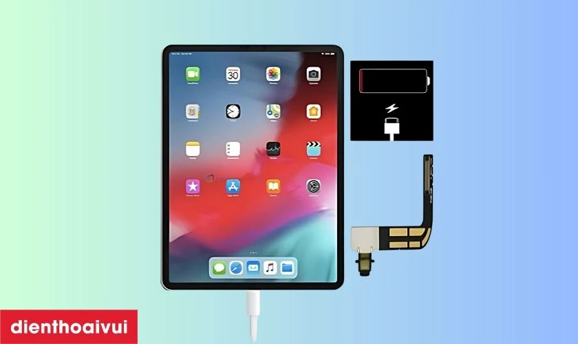 Thay ch&acirc;n sạc iPad Pro 11 2020 h&atilde;ng Safety l&agrave; g&igrave;?