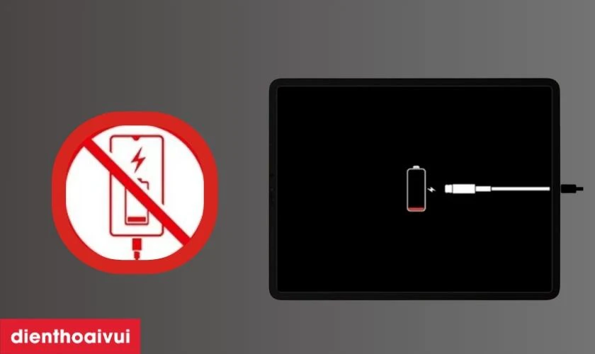 iPad Pro 12.9 2021 M1 kh&ocirc;ng nhận sạc v&agrave; ch&acirc;n sạc bị biến dạng