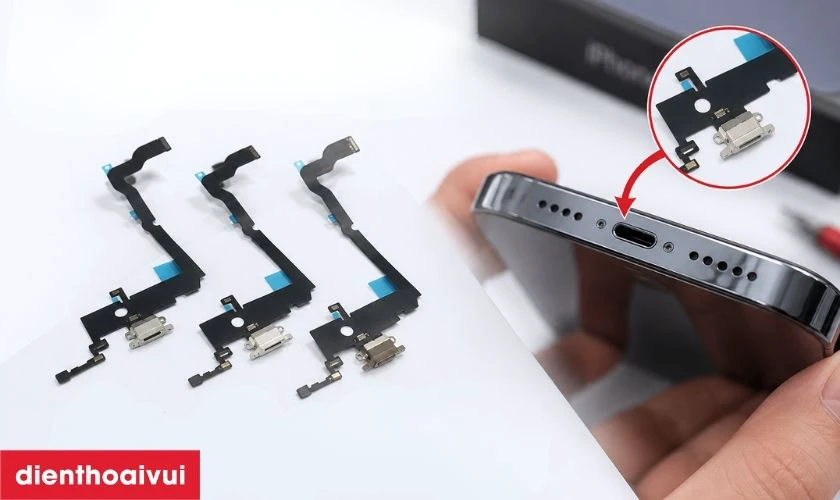 Thay chân sạc iPhone 13 Pro Max là gì?