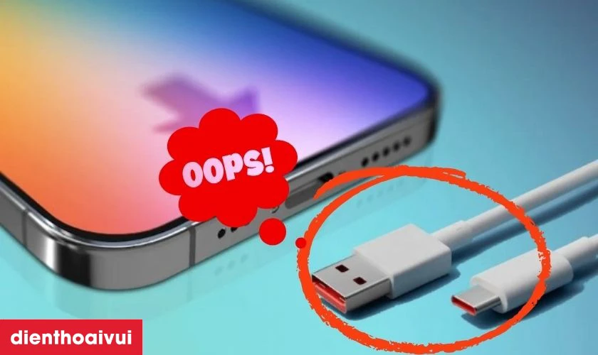 Nguyên nhân chân sạc iPhone 15 Pro Max bị hư hỏng