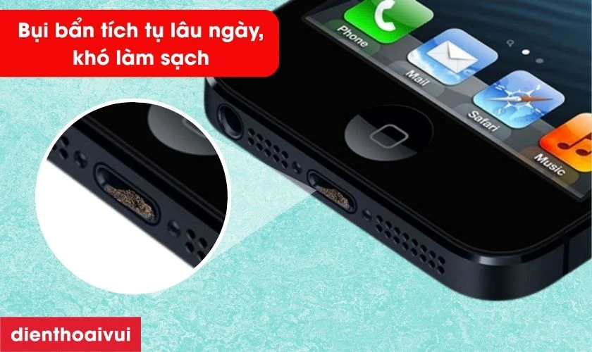 Nguyên nhân khiến chui sạc iPhone 7 bị hỏng