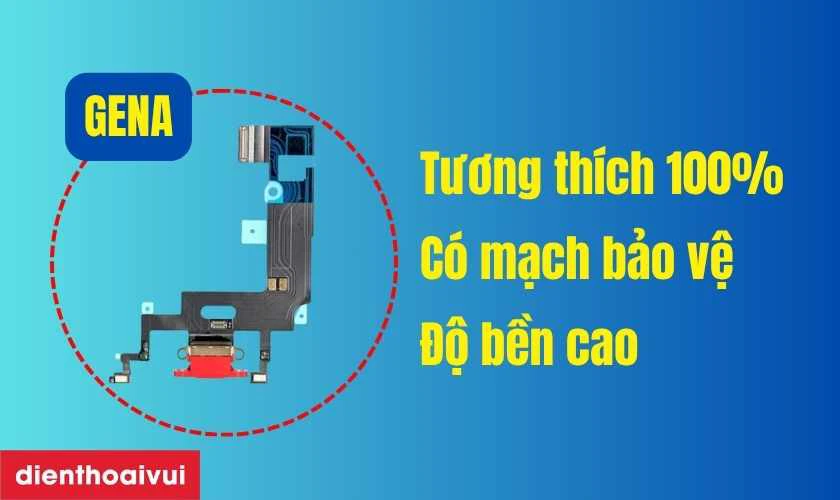 C&oacute; n&ecirc;n thay ch&acirc;n sạc iPhone XR ch&iacute;nh h&atilde;ng GENA kh&ocirc;ng?