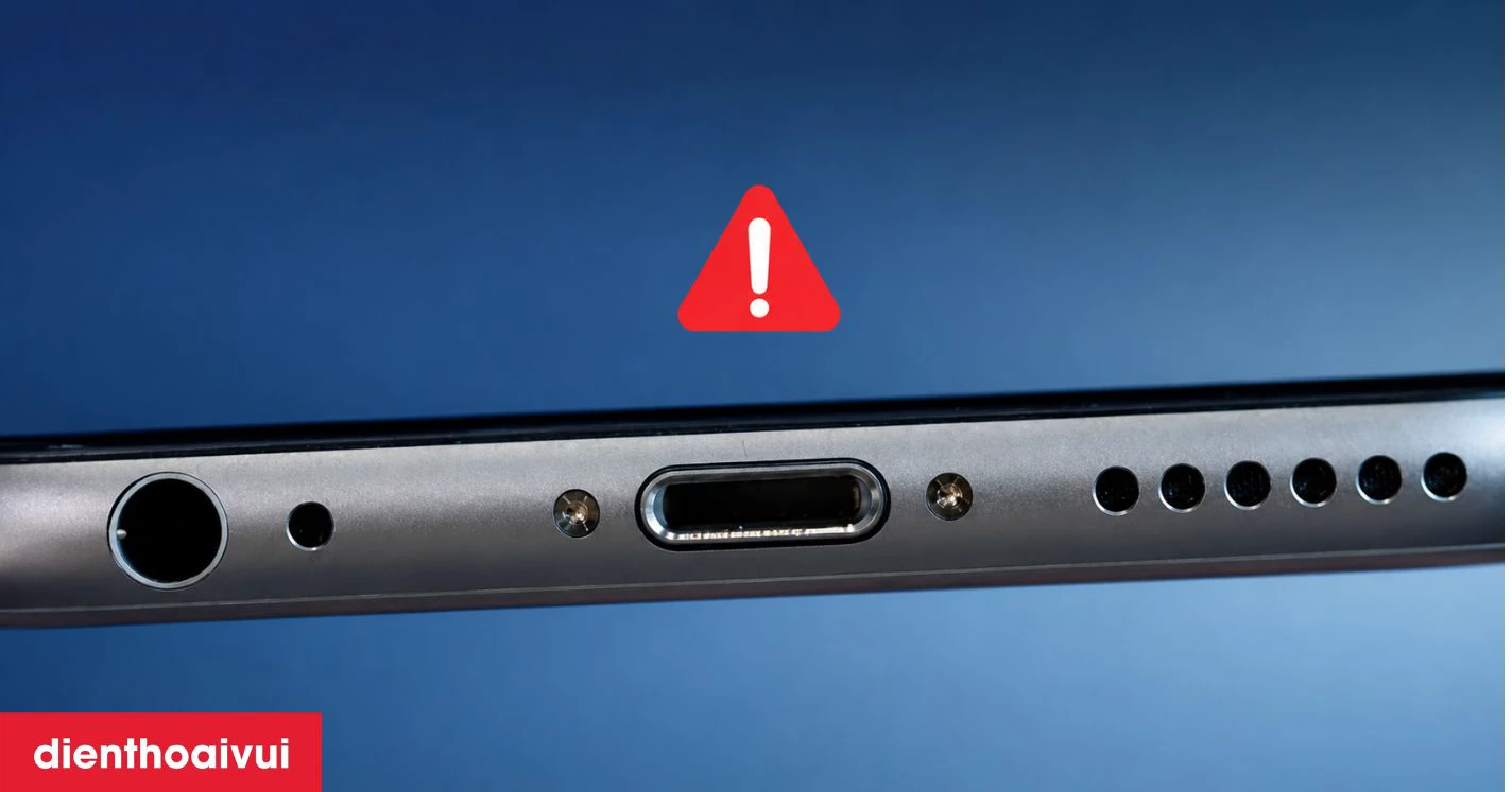 Dấu hiệu cần thay ch&acirc;n sạc iphone xs