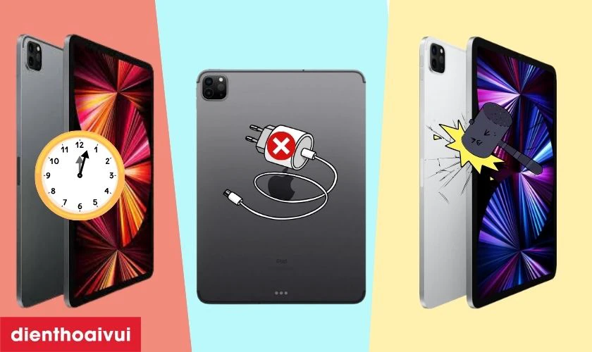 Nguy&ecirc;n nh&acirc;n ch&acirc;n sạc iPad Pro 11 2021 bị hư hỏng
