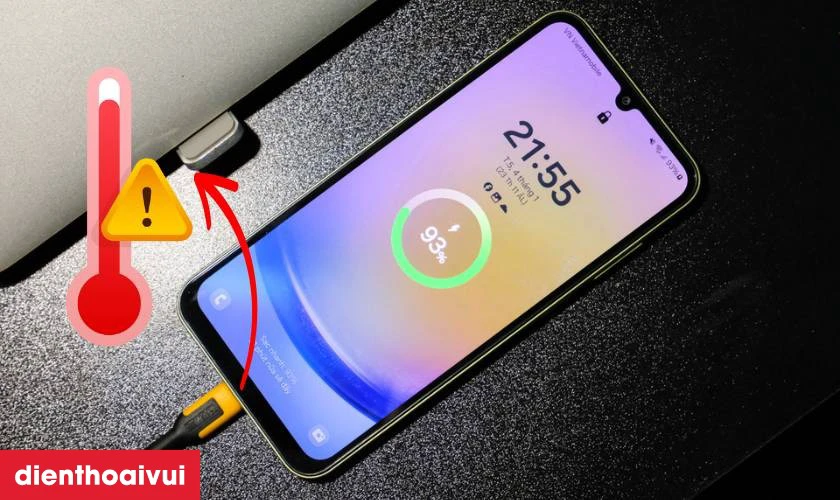 Các dấu hiệu nhận biết bạn cần thay chân sạc Samsung Galaxy A25