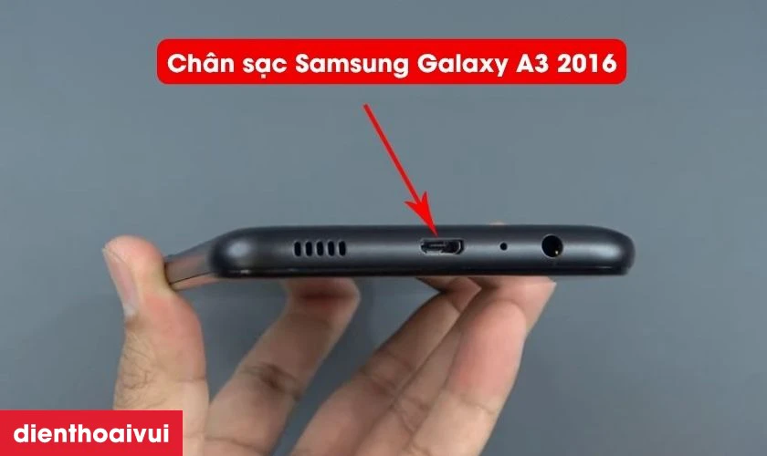 Thay ch&acirc;n sạc Samsung Galaxy A3 2016