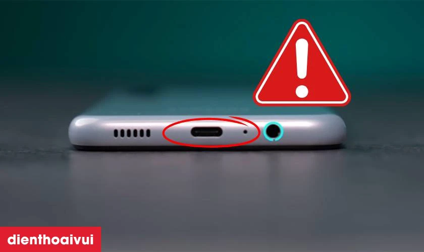 Nguy&ecirc;n nh&acirc;n ch&acirc;n sạc Samsung Galaxy M14 5G sạc kh&ocirc;ng v&agrave;o pin