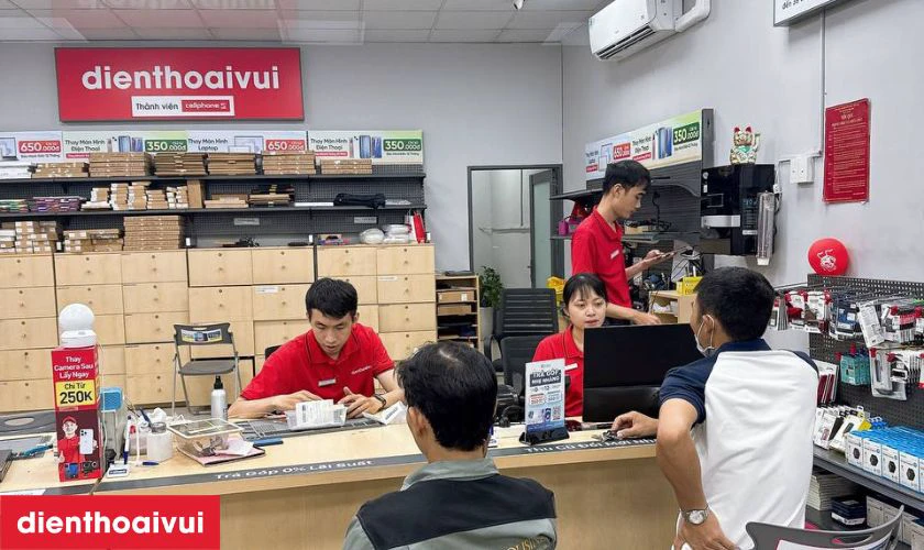 Quy trình thay chân sạc Xiaomi Poco X6 Pro lấy liền tại Điện Thoại Vui