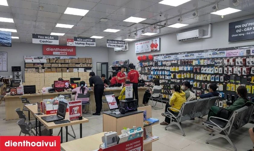 Quy trình thay chân sạc Xiaomi Redmi 14C lấy liền tại Điện Thoại Vui