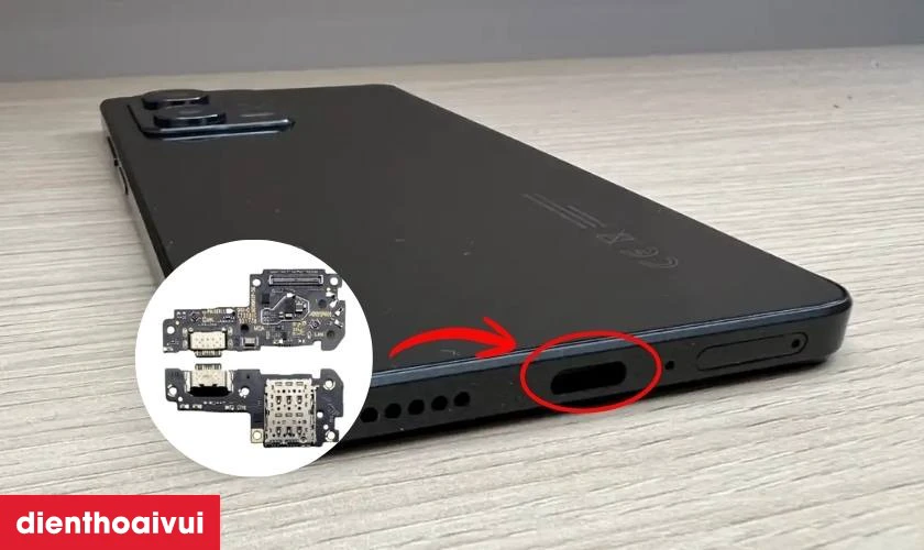 Thay chân sạc Xiaomi Redmi Note 12 Pro là gì?