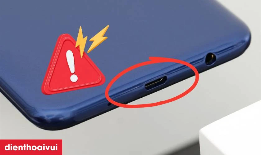 Nguyên nhân Samsung A10 không nhận sạc?