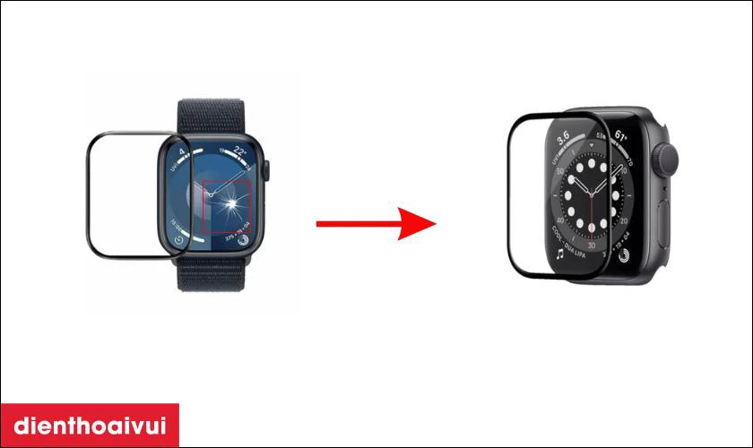 Khi n&agrave;o bạn cần thay &eacute;p k&iacute;nh Apple Watch Series 9 ch&iacute;nh h&atilde;ng Feaglet?