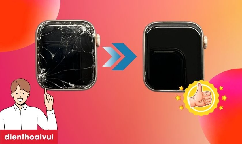 Thay &eacute;p k&iacute;nh Apple Watch Series 9 41mm c&oacute; tốt kh&ocirc;ng?