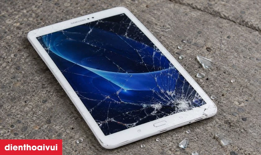 Nguy&ecirc;n nh&acirc;n mặt k&iacute;nh Samsung Tab A10.1 2016 bị vỡ