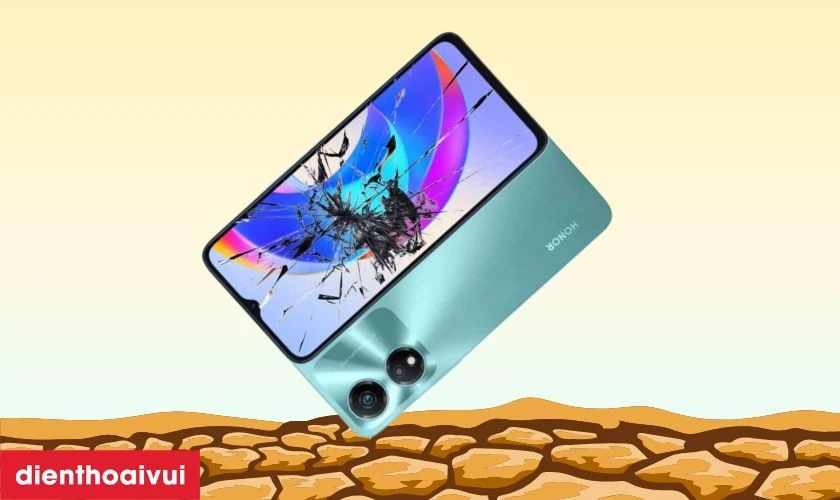 Nguy&ecirc;n nh&acirc;n mặt k&iacute;nh Honor X5B Plus bị hư hỏng