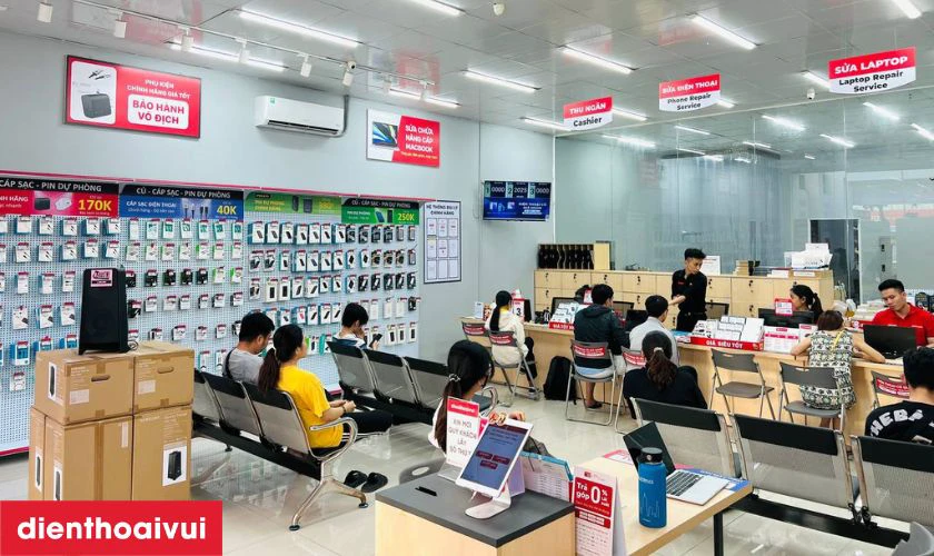 Cửa h&agrave;ng thay &eacute;p k&iacute;nh Infinix Note 50 Pro lấy liền Điện Thoại Vui