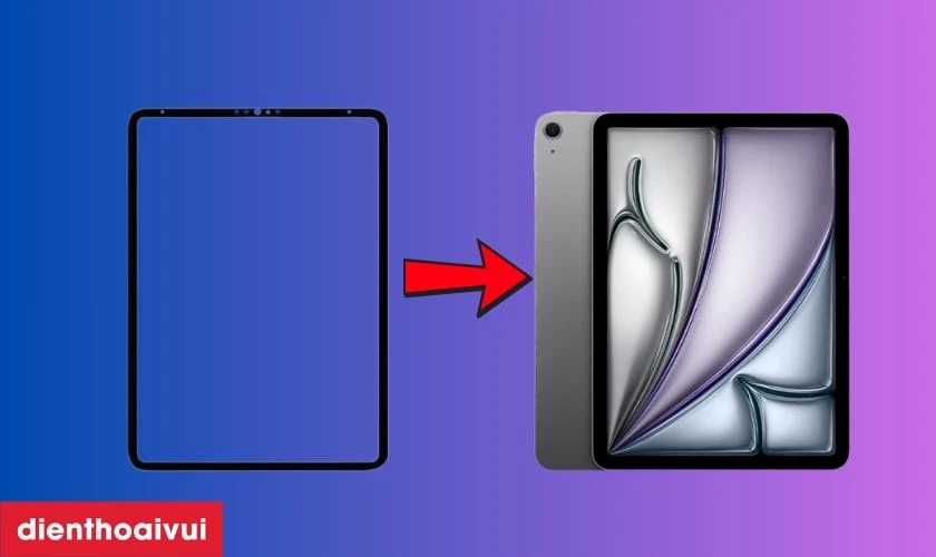 Thay &eacute;p k&iacute;nh iPad Air M2 11 inch 2024 l&agrave; g&igrave;?