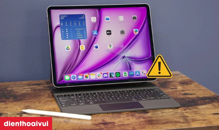 C&aacute;c dấu hiệu nhận biết bạn cần thay &eacute;p k&iacute;nh iPad Air M2 13 inch 2024 mới