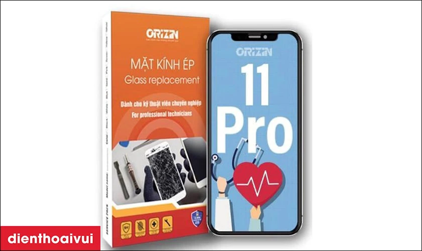 Thay &eacute;p k&iacute;nh iPhone 11 Pro ch&iacute;nh h&atilde;ng Orizin l&agrave; g&igrave;?