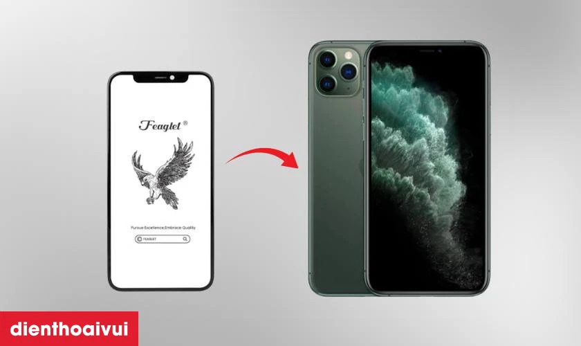 Những lưu &yacute; trước khi thay &eacute;p k&iacute;nh iPhone 11 Pro Max ch&iacute;nh h&atilde;ng Feaglet