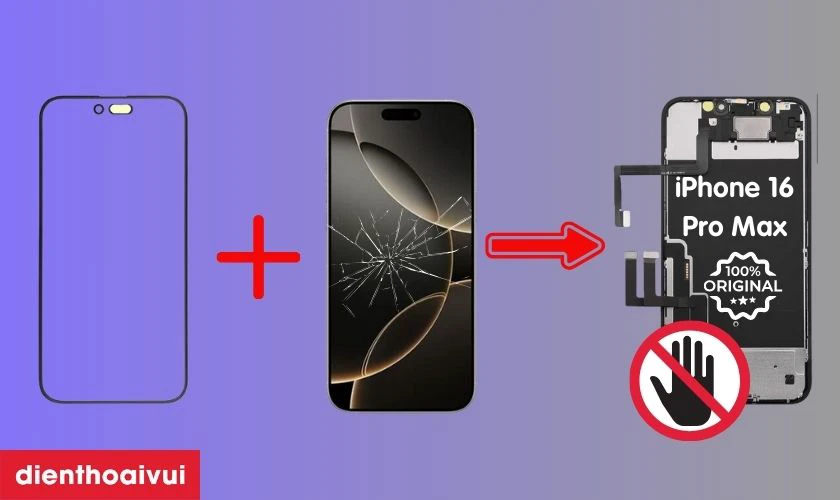 Thay &eacute;p k&iacute;nh iPhone 16 Pro Max c&oacute; tốt kh&ocirc;ng?