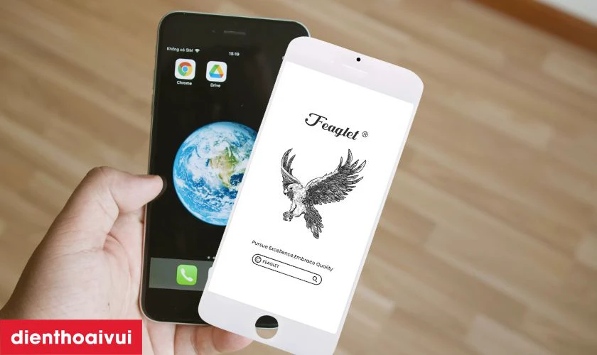 Thay &eacute;p k&iacute;nh iPhone 6 ch&iacute;nh h&atilde;ng Feaglet l&agrave; g&igrave;?