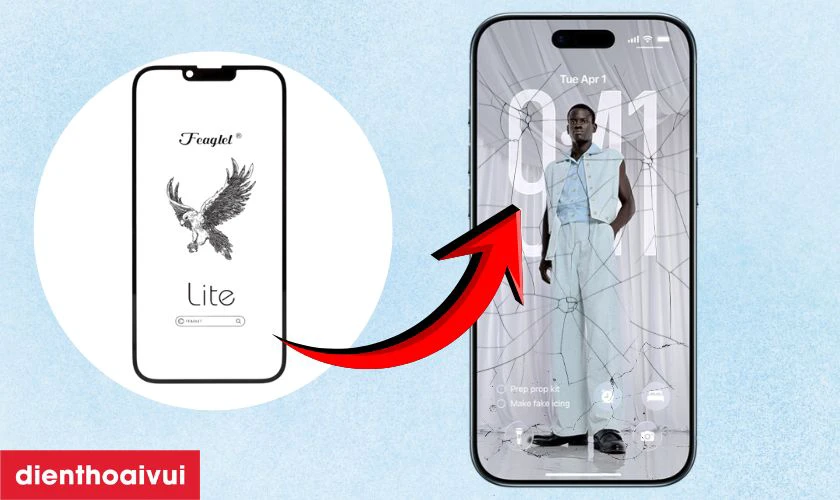 Thay ép kính iPhone Air chính hãng Feaglet là gì?