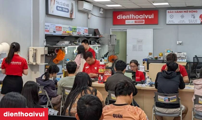 Dịch vụ thay ép kính iPhone Air loại A+ lấy liền tại Điện Thoại Vui