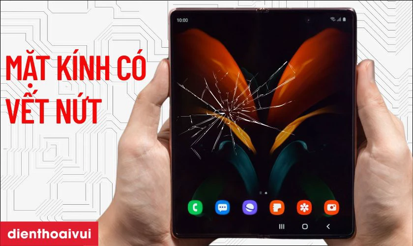 C&aacute;c dấu hiệu nhận biết bạn cần thay &eacute;p k&iacute;nh mặt trong Samsung Galaxy Z Fold 2 mới