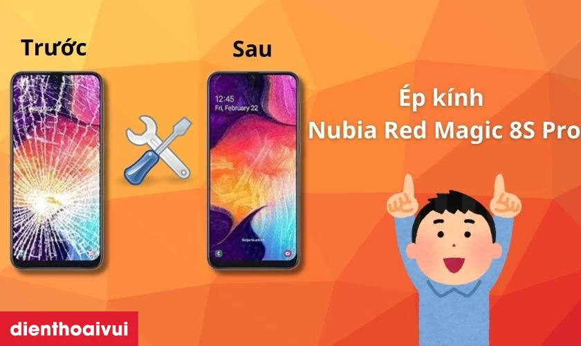 Thay ép kính Nubia Red Magic 8S Pro là gì