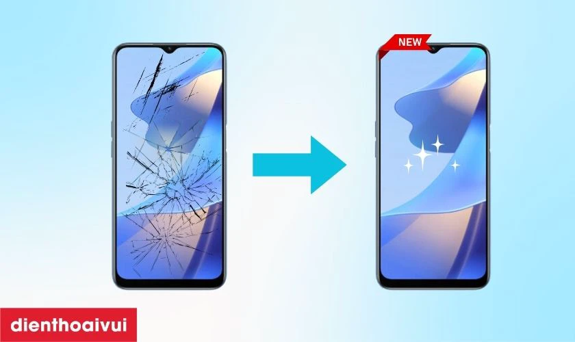 Thay &eacute;p k&iacute;nh OPPO A16 l&agrave; g&igrave;?