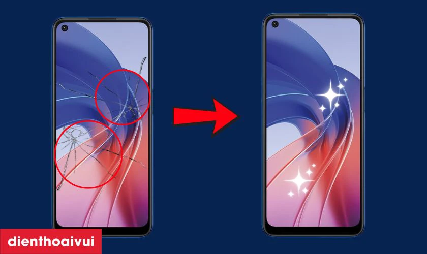 Thay &eacute;p k&iacute;nh OPPO A55 l&agrave; g&igrave;?