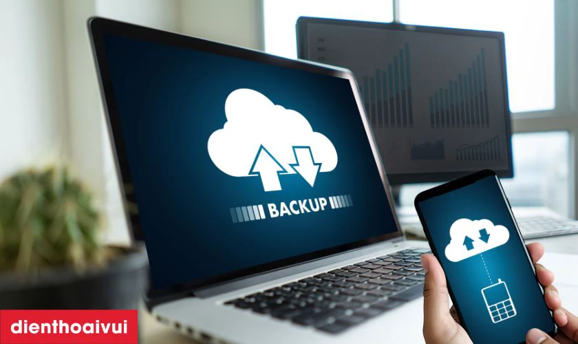 Sao lưu to&agrave;n bộ dữ liệu điện thoại trước khi đi thay &eacute;p k&iacute;nh