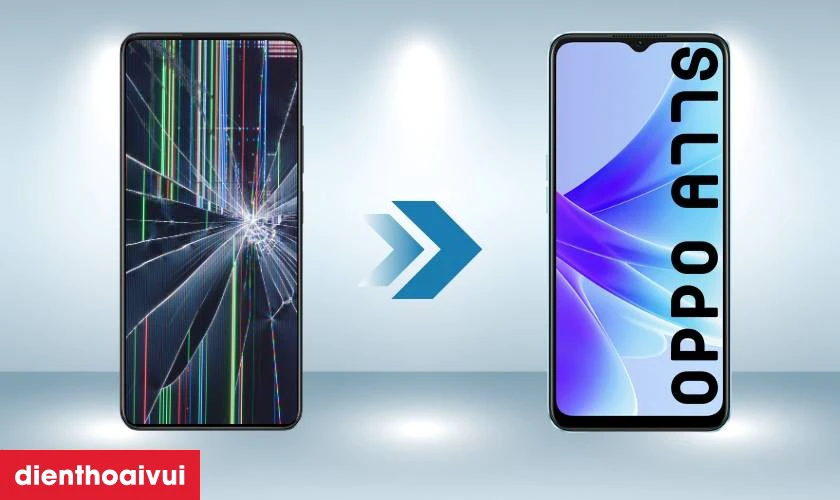 Thay &eacute;p mặt k&iacute;nh OPPO A77s l&agrave; g&igrave;