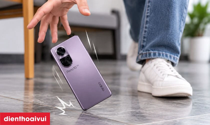 Nguy&ecirc;n nh&acirc;n tại sao điện thoại Oppo Reno 10 5G dễ bị nứt vỡ mặt k&iacute;nh