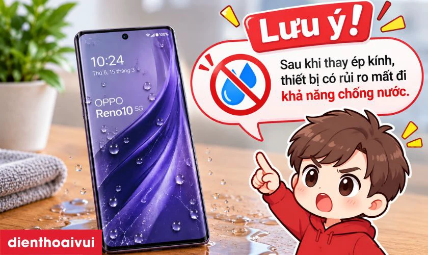 Những lưu &yacute; trước khi thay &eacute;p k&iacute;nh Oppo Reno10