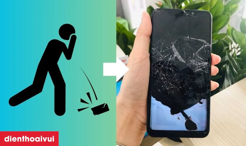 Rơi vỡ l&agrave;m hư hỏng k&iacute;nh m&agrave;n h&igrave;nh POCO X5 Pro