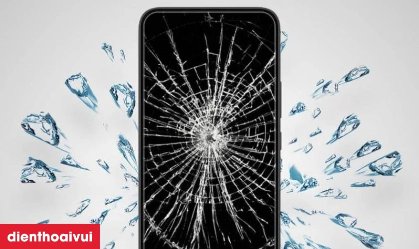 Nứt vỡ v&agrave; trầy xước l&agrave; dấu hiệu cần thay &eacute;p k&iacute;nh POCO X5 Pro mới