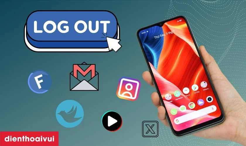 Đăng xuất khỏi t&agrave;i khoản c&aacute; nh&acirc;n trước khi mang điện thoại đi sửa