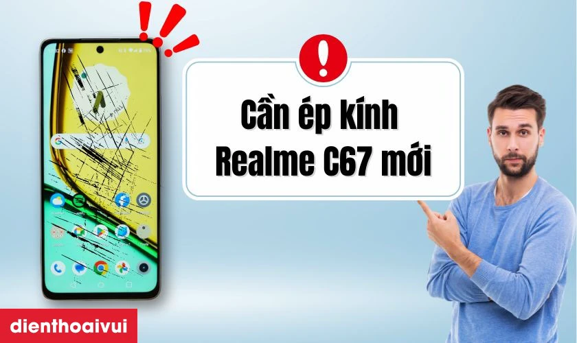 Nguy&ecirc;n nh&acirc;n tại sao điện thoại Realme bị nứt vỡ mặt k&iacute;nh
