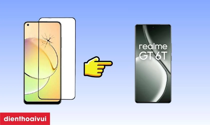 Dấu hiệu nào bạn cần thay ép kính Realme GT 6T?