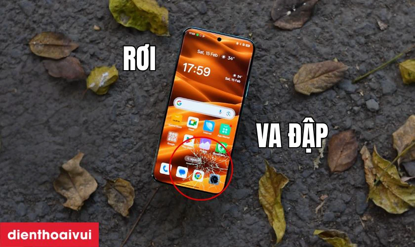 Nguyên nhân mặt kính điện thoại Realme P3 Pro bị vỡ
