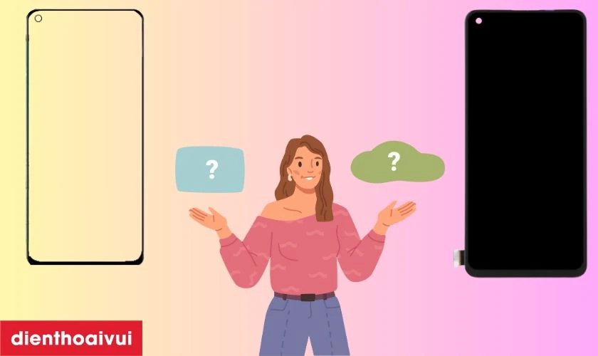 Thay m&agrave;n h&igrave;nh v&agrave; thay &eacute;p k&iacute;nh Realme Q5 Pro c&oacute; g&igrave; kh&aacute;c nhau?