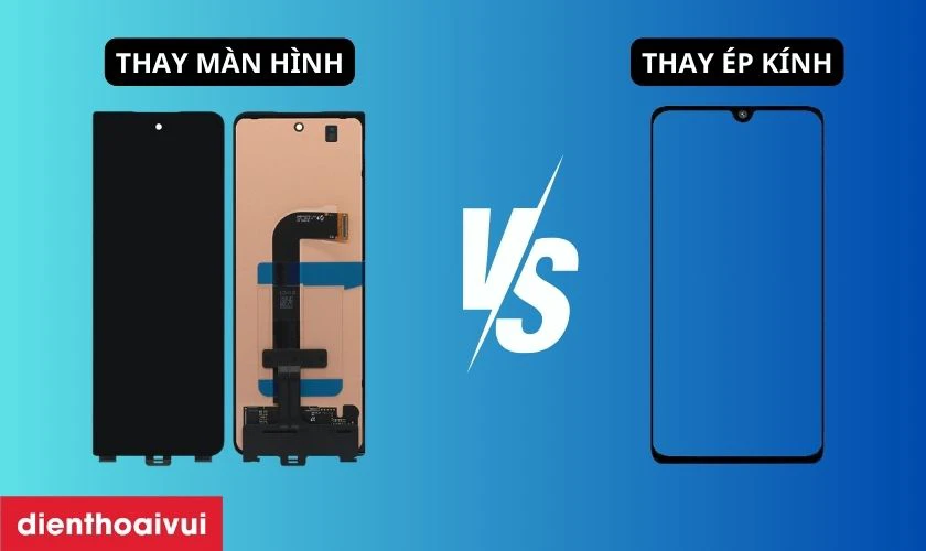 Thay m&agrave;n h&igrave;nh v&agrave; thay &eacute;p k&iacute;nh Samsung Galaxy A13 c&oacute; g&igrave; kh&aacute;c nhau?