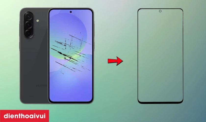 Thay &eacute;p k&iacute;nh Samsung Galaxy A36 l&agrave; g&igrave;?