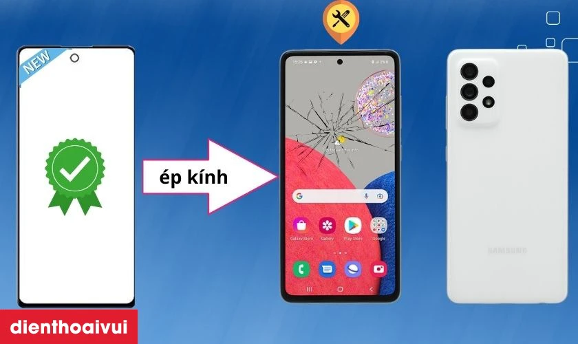 Thay &eacute;p k&iacute;nh Samsung Galaxy A52s l&agrave; g&igrave;
