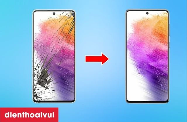 Thay ép kính Samsung Galaxy A73 5G là gì?