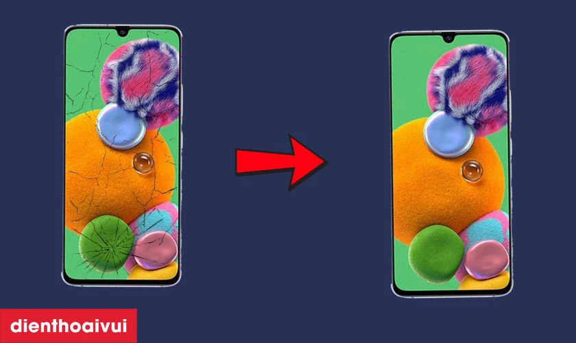 Thay ép kính Samsung Galaxy A90 5G là gì?