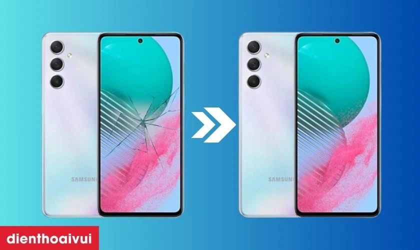 Thay &eacute;p k&iacute;nh Samsung Galaxy M54 l&agrave; g&igrave;?